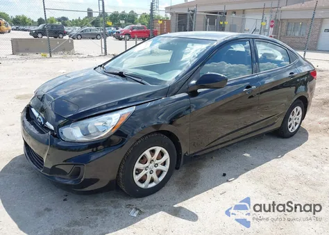 2013 Hyundai Accent Gls из США, поврежденный, VIN KMHCT4AE1DU401198